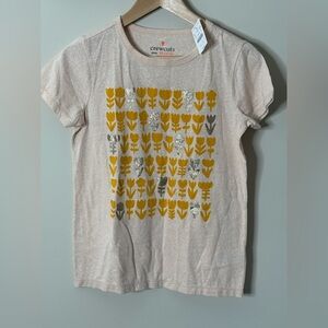 Crewcuts Flower Tshirt New with Tags Girls Size XL